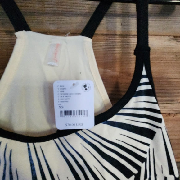 NWT Free People Movement Hot Mini Dress NWT in Sunrise Combo Size XS - Picture 5 of 6